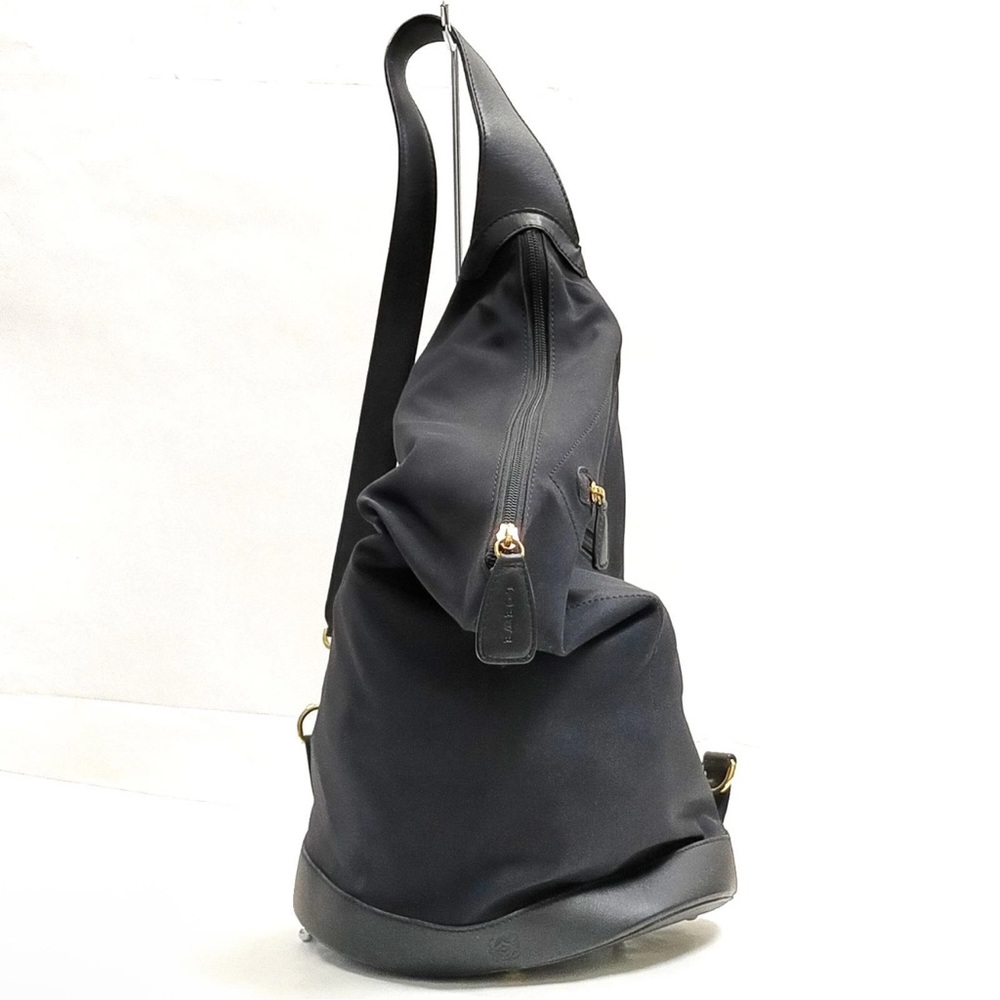 Loewe Black Backpack sling back